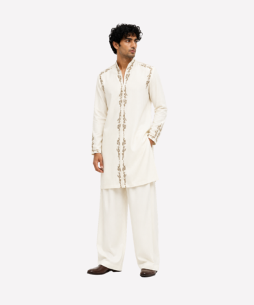 Ivory Off-White Kurta