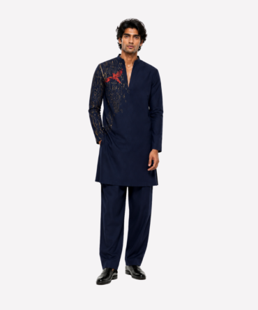 Midnight Navy Kurta
