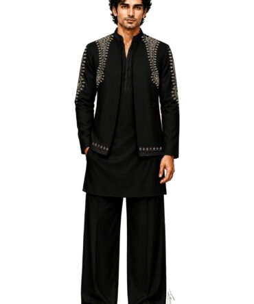 Midnight Heritage Kurta Set